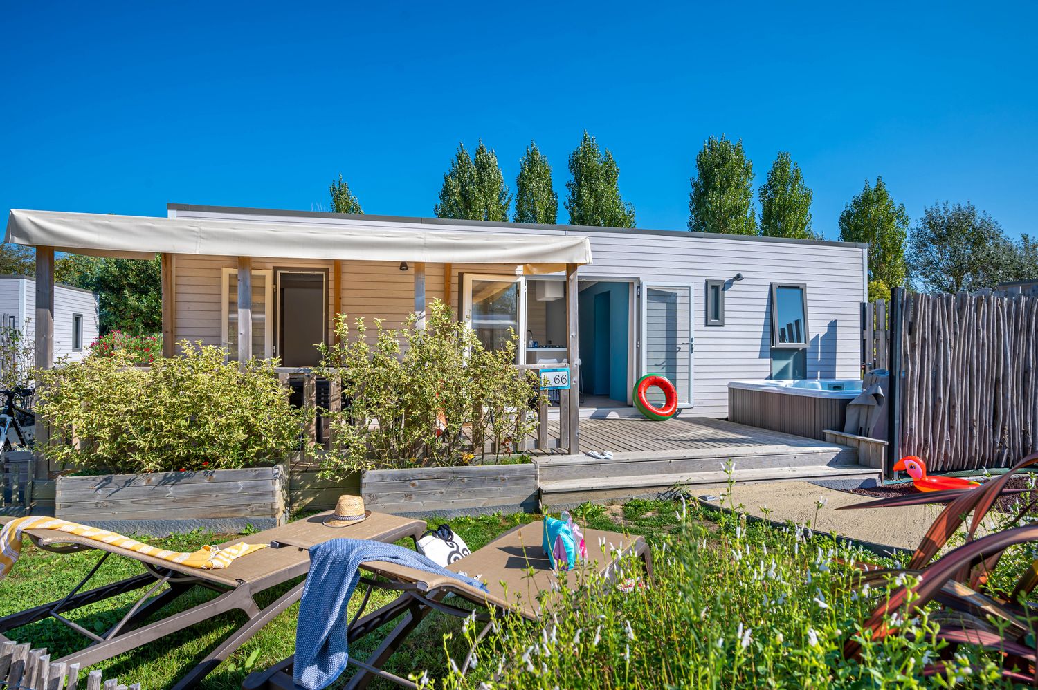 mobil-home exclusif 6 personnes