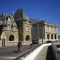 Balade à vélo sur le bord de mer